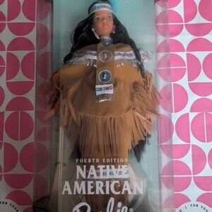 Native American Barbie 4th Ed Dolls of the World Collector Edition 1997 Mattel